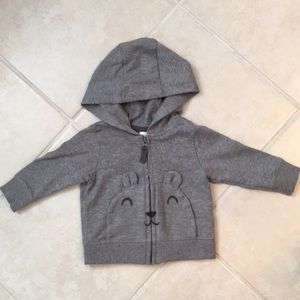 EUC Carter’s Infant Boy Zip Up Sweatshirt